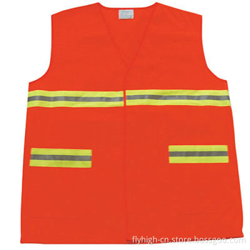 Woven Material Made Reflective Work Vest